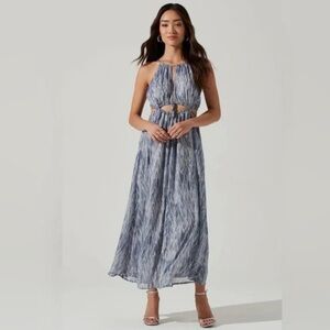 ASTR the Label cut out halter dress